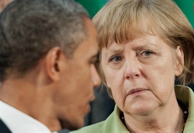 Merkel nella gabbia USA