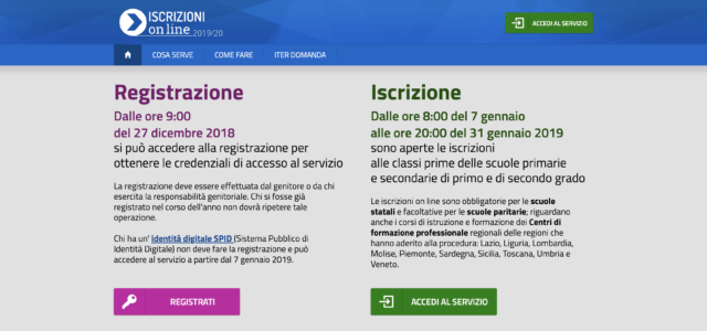 Iscrizioni Miur Anno Scolastico 2019 20 Da Oggi 7 Gennaio Procedura