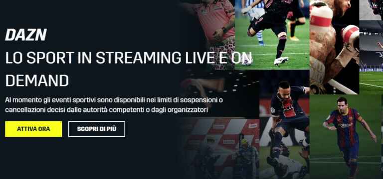 Dazn gratis senza abbonamento partite in modalità free Quali eventi