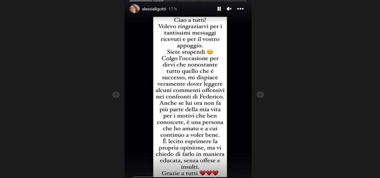 Alessia Ligotti Difende L Ex Federico Dopo Temptation Island