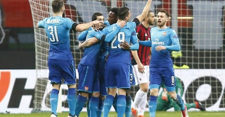 Arsenal_gruppo_gol_Milan_lapresse_2018