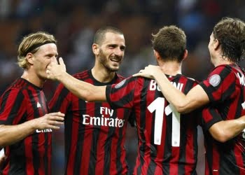 Bonucci_Borini_Montolivo_Milan_lapresse_2017