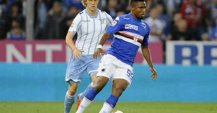 Etoo_Sampdoria_Lazio_lapresse_2018