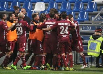 Reggiana_gruppo_gol_Serie_C_lapresse_2017