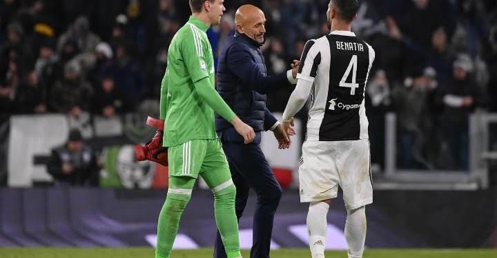 Szczesny_Spalletti_Benatia_Juventus_Inter_lapresse_2018