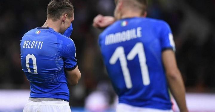 Belotti_Immobile_Italia_Svezia_delusione_lapresse_2017