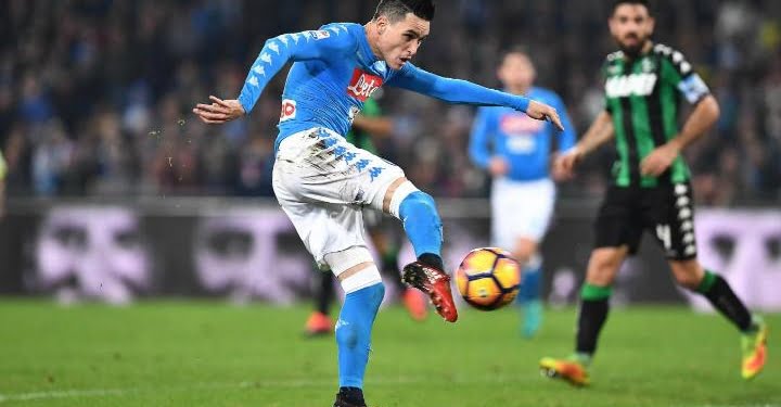 Callejon_tiro_Napoli_Sassuolo_lapresse_2017