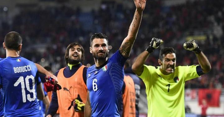 Candreva_Buffon_Italia_lapresse_2017