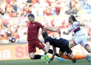 Dzeko Lamanna Roma Genoa