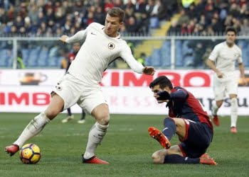 Dzeko Roma Genoa