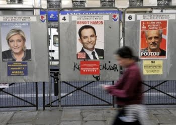 Elezioni_Francia_Manifesti_Lapresse