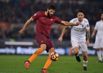 Fazio_Lapadula_Roma_Milan_lapresse_2017