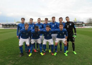 Italia U19 schierata