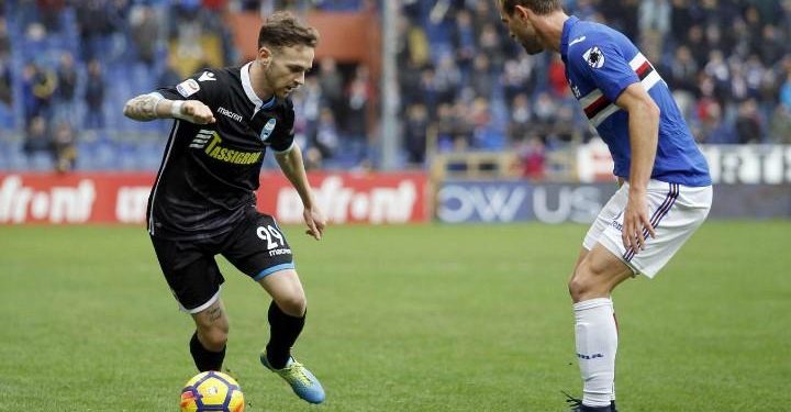 Lazzari_Praet_Spal_Sampdoria_lapresse_2018