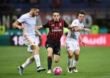 Manolas_Bonaventura_Florenzi_Milan_Roma_lapresse_2017