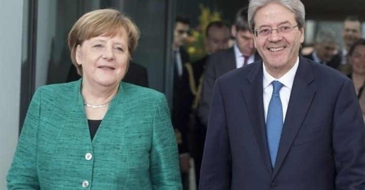 Merkel_Gentiloni_Lapresse