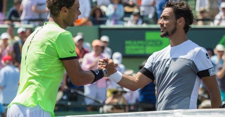 Nadal Fognini Australian Open