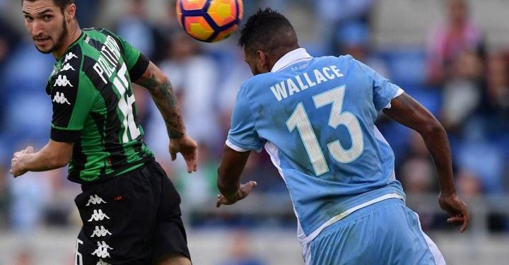 Politano_Wallace_SassuoloLazio_lapresse_2017