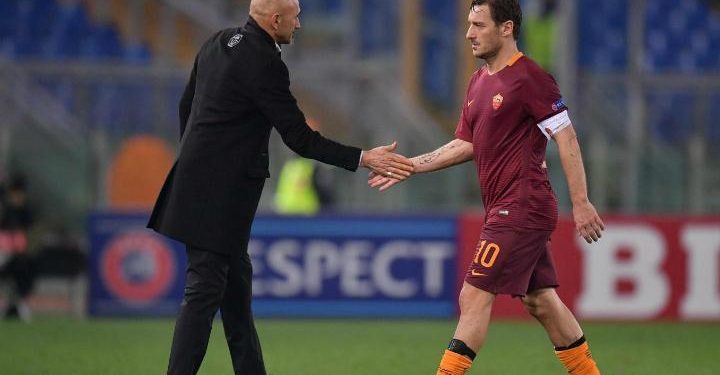 Totti_Spalletti_Roma_lapresse_2017