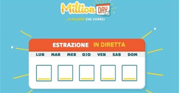 Million Day, estrazione di oggi