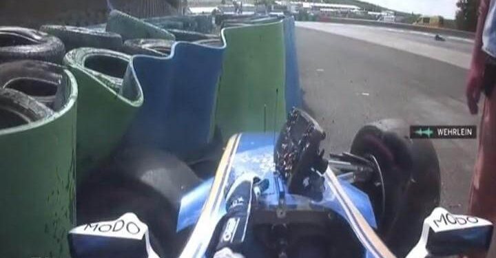 wehrlein_gp_ungheria_incidente