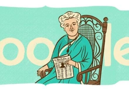 Annie_Besant_doodle_Google_India