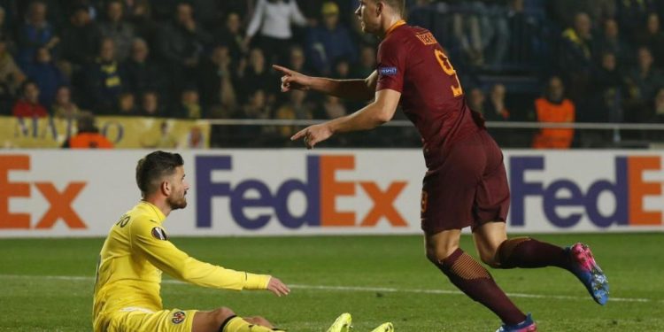 DzekoVillarrealRoma