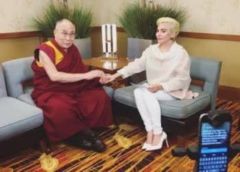 LadyGaga_DalaiLama