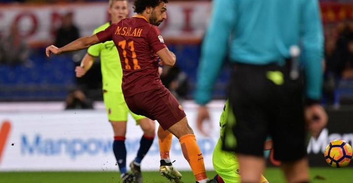 Salah_Roma_Bologna_lapresse_2017