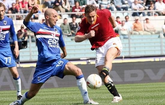 Sampdoria_Roma_lancio