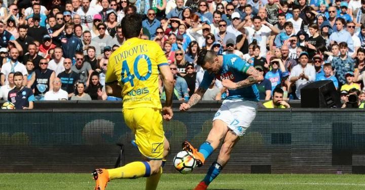 Hamsik_Tomovic_Napoli_Chievo_lapresse_2018