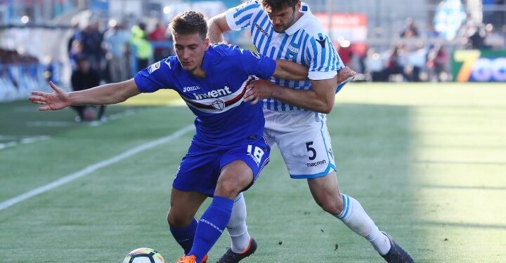 Praet_Simic_Sampdoria_Spal_lapresse_2018