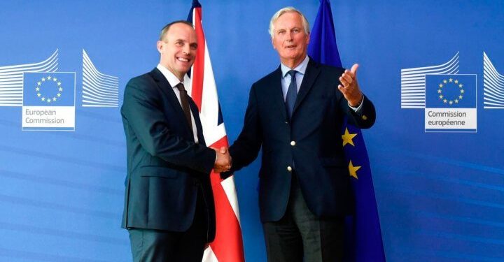 brexit_ue_uk_barnier_raab_negoziati_lapresse_2018