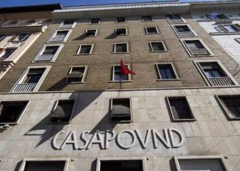 Roma, la sede di Casapound