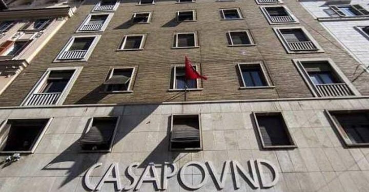 Roma, la sede di Casapound