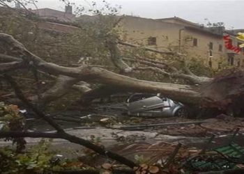 Tromba d'aria a Terracina (Foto: da Twitter)