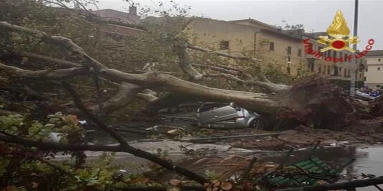 Tromba d'aria a Terracina (Foto: da Twitter)