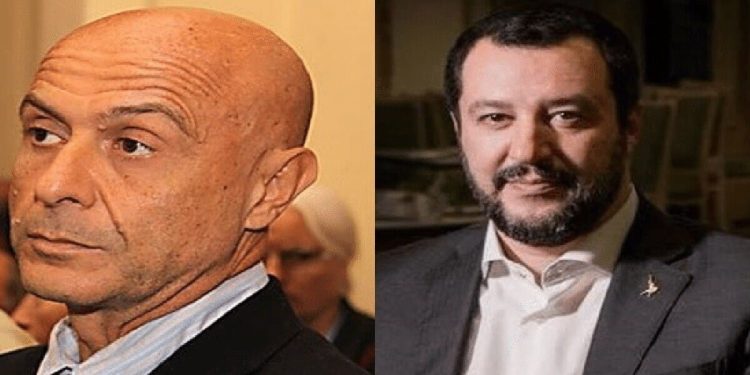 Matteo Salvini contro Marco Minniti