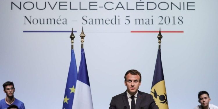 Macron in Nuova Caledonia