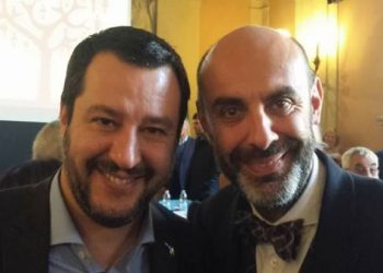 Lega, Matteo Salvini e Simone Pillon (Facebook)°