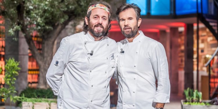 Cristiano Tomei e Carlo Cracco