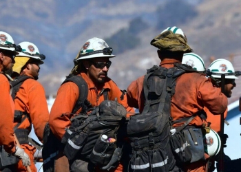 Incendi in California, squadre di volontari a Malibu (LaPresse)