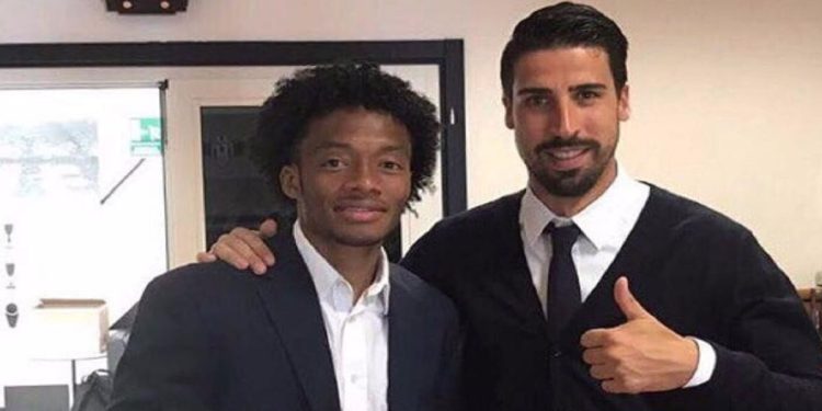 Juan Cuadrado e Sami Khedira (Facebook)