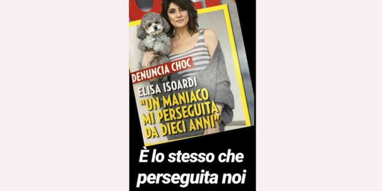 Elisa Isoardi - Copertina di un settimanale