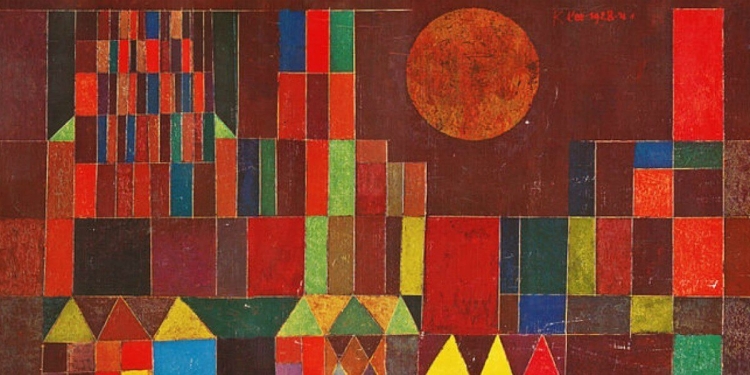 Paul Klee, Castello e sole, particolare (1928)