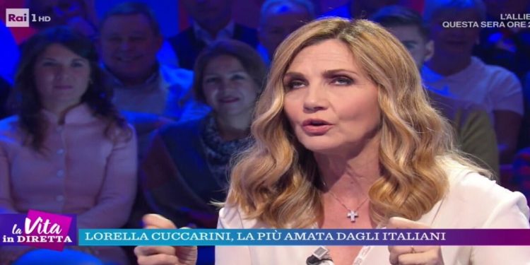 Lorella Cuccarini a La vita in diretta