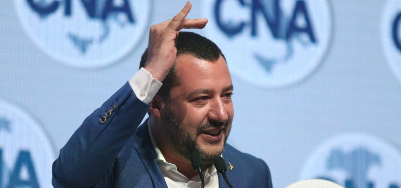 Matteo Salvini - Tapiro d'oro 2017 per Renzi e la Boschi che hanno