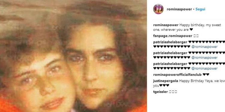 Romina Power e la figlia Ylenia