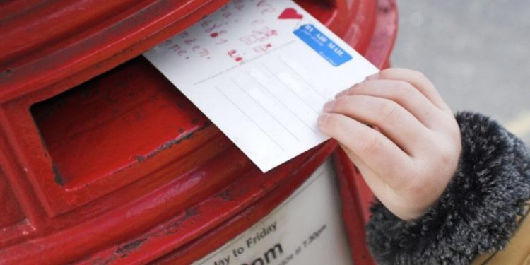 Poste Royal Mail, foto da Twitter