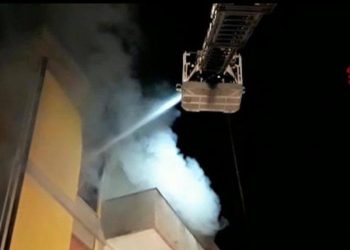 Incendio a Sassari